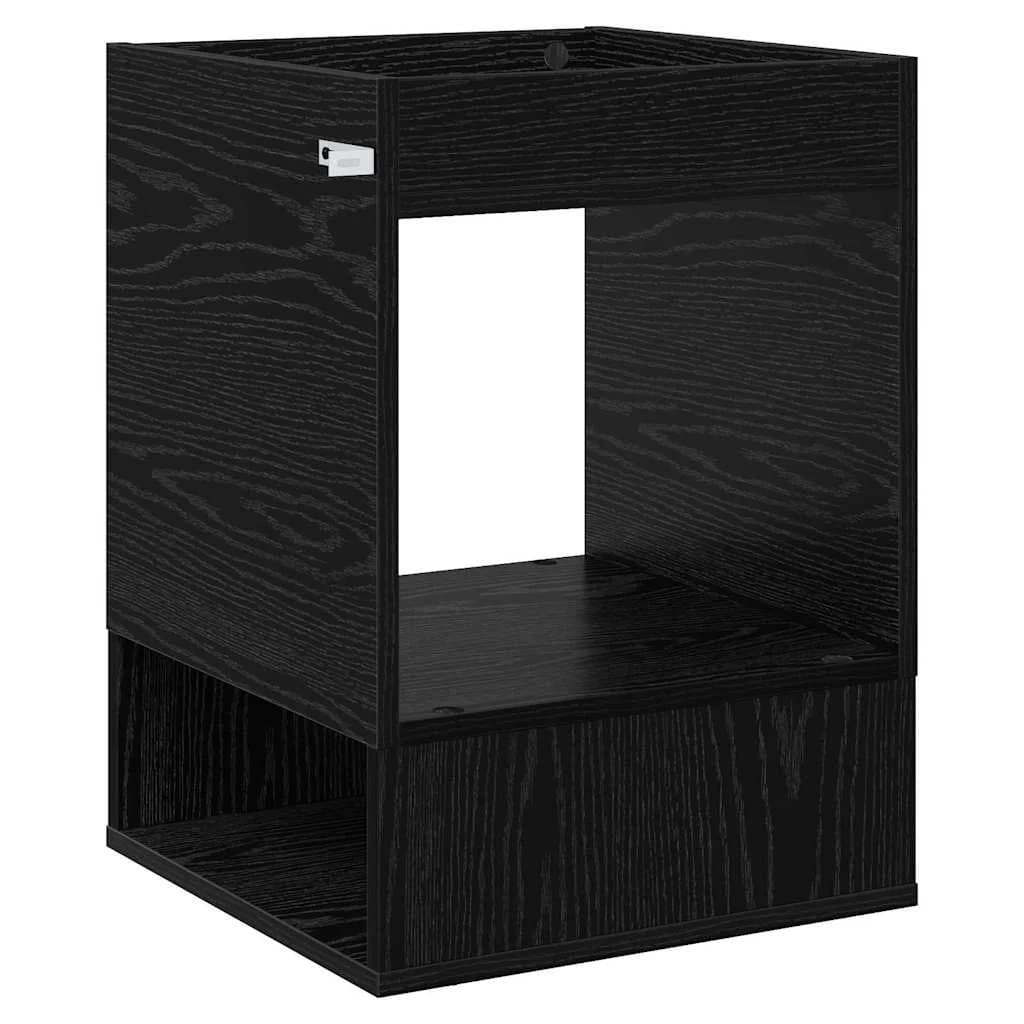 Stranska miza 2 kos Črna Orehovina 40 x 40 x 56 cm - slika 7