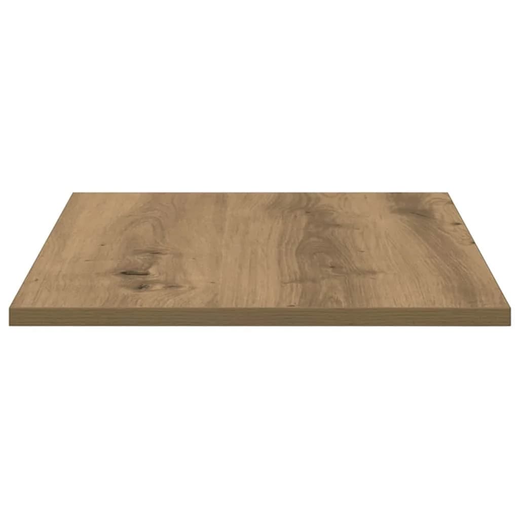 Polica za knjige 3 nivojev 4 kos 60 x 40 x 1,5 cm Rjava - slika 7