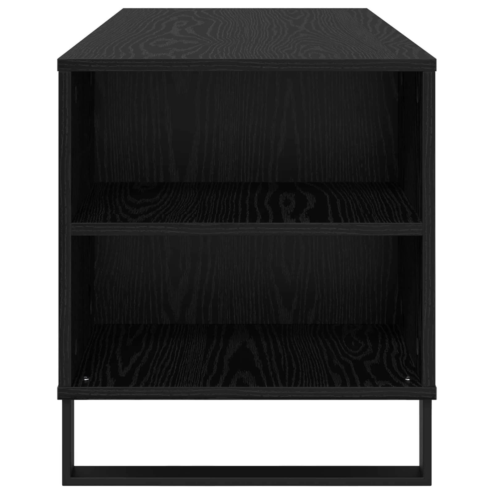 Klubska miza Črna Orehovina 102 x 44,5 x 50 cm Inženirski les - slika 7