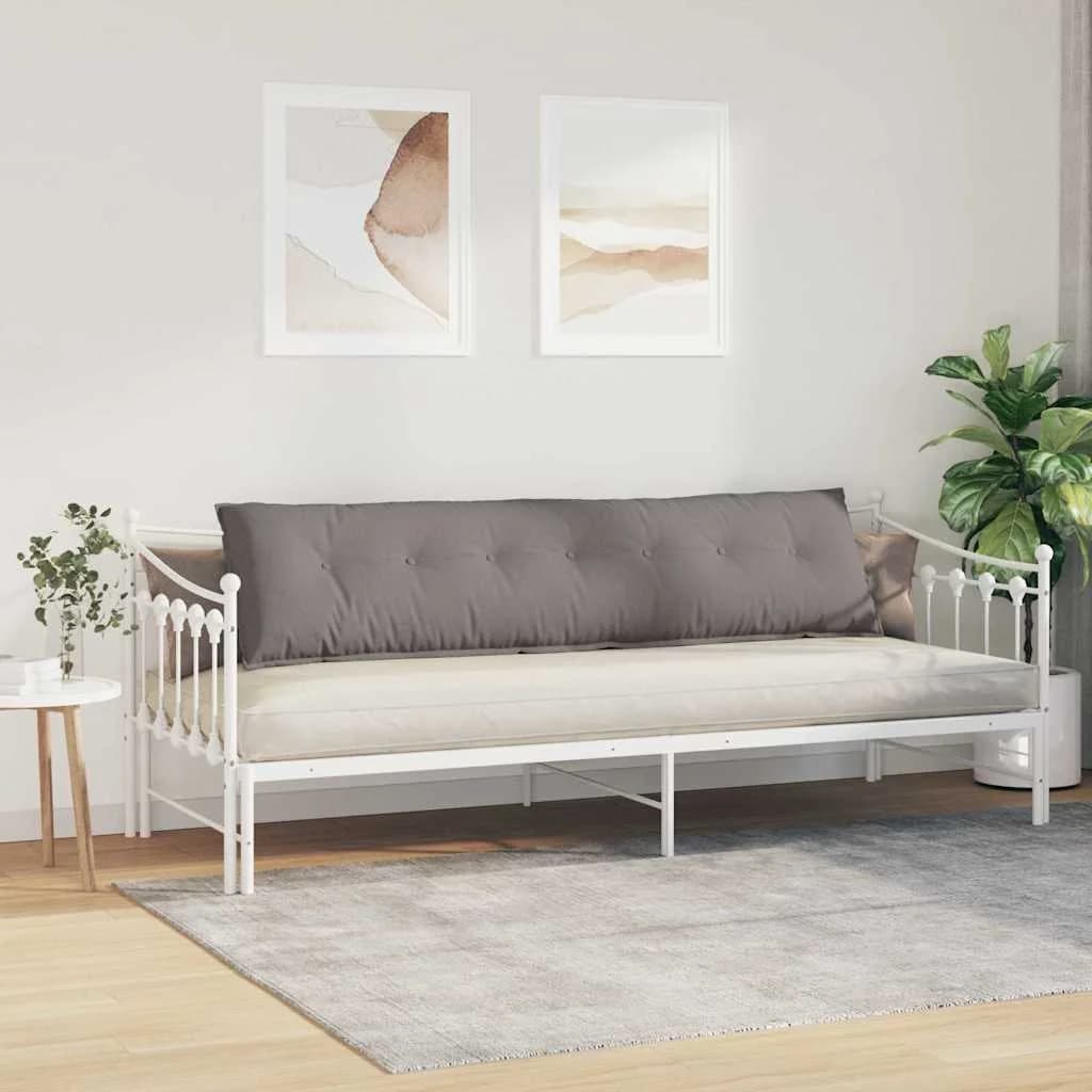 Poglavni vzglavnik Taupe 200 x 19 x 50 cm blago - slika 4