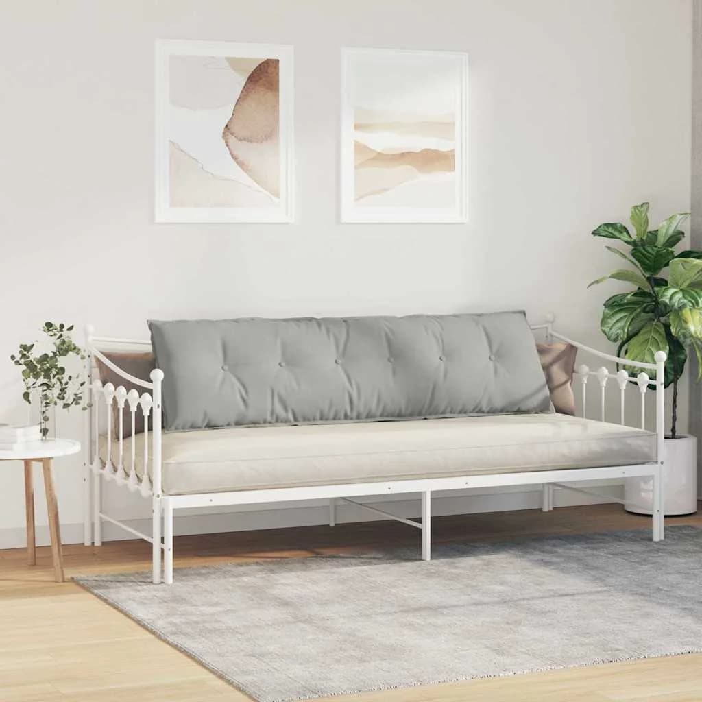 Poglavni vzglavnik Svetlo siva 180 x 50 cm Mikrofiber tkanina - slika 4