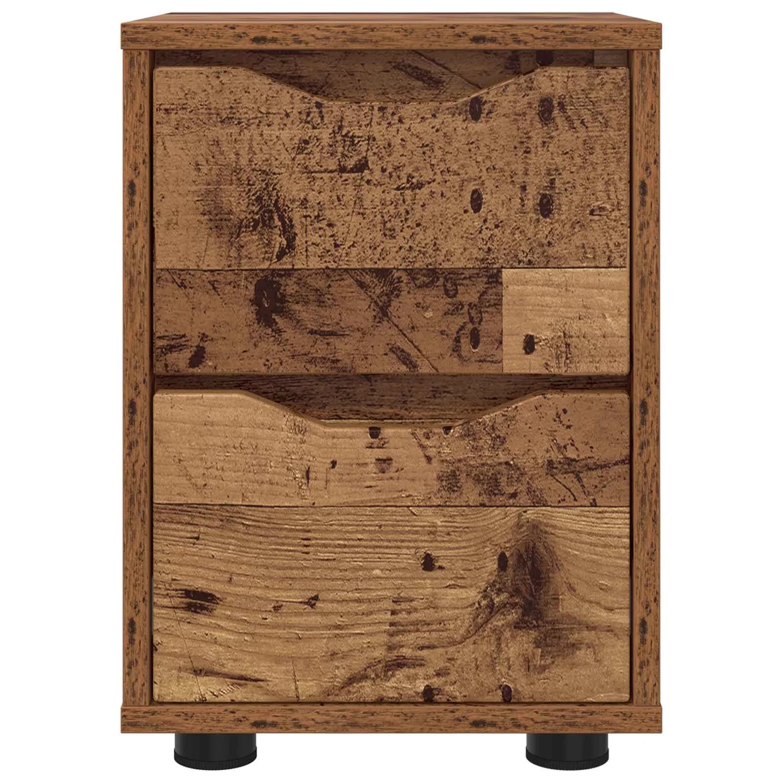 Posteljne mize 2 kos Star les 30,5 x 30 x 43 cm Inženirski les - slika 6