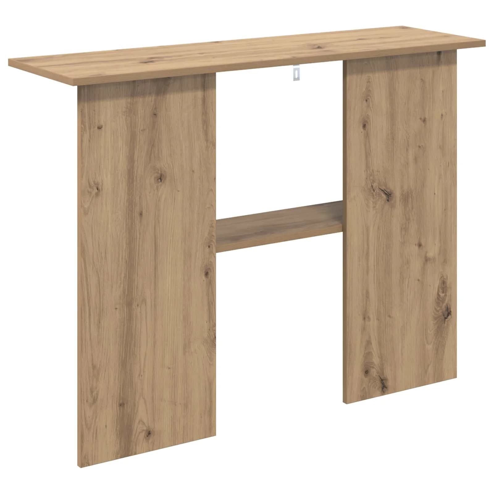 Konzolna miza Artisan hrast 100 x 30 x 75 cm Inženirski les - slika 7