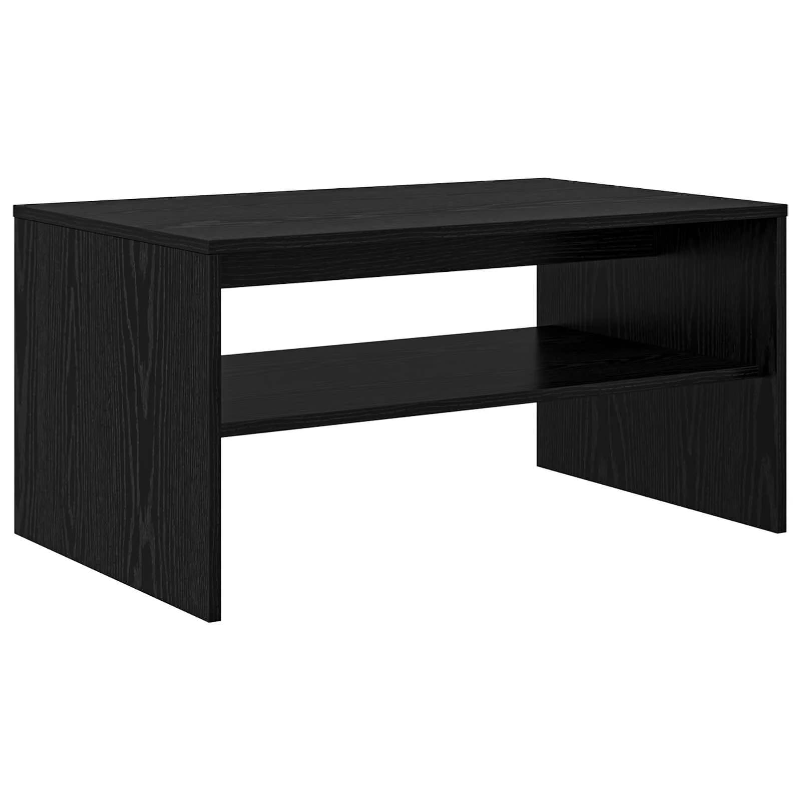 Klubska miza Črna Orehovina 80 x 50 x 40 cm Inženirski les - slika 7