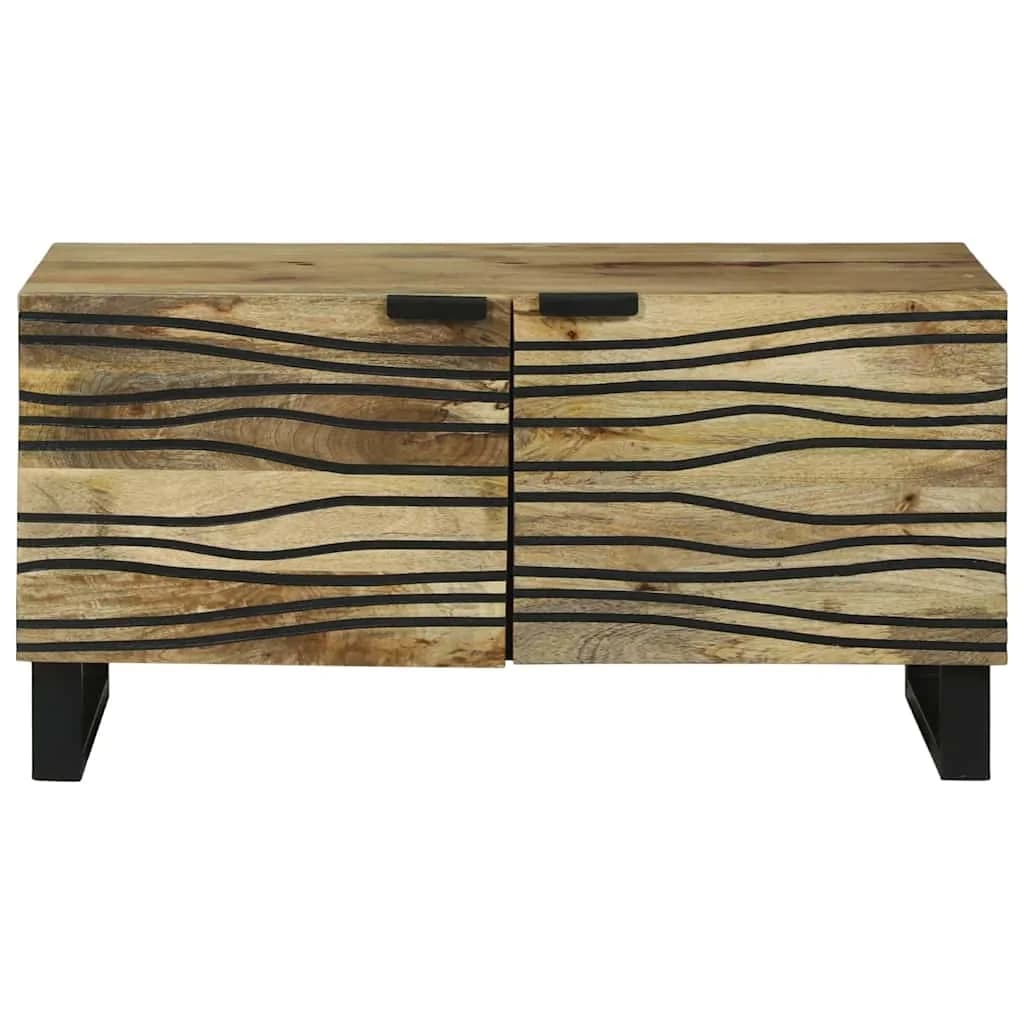 Klubska miza Naravna 80 x 50 x 40 cm Inženirski les - slika 3