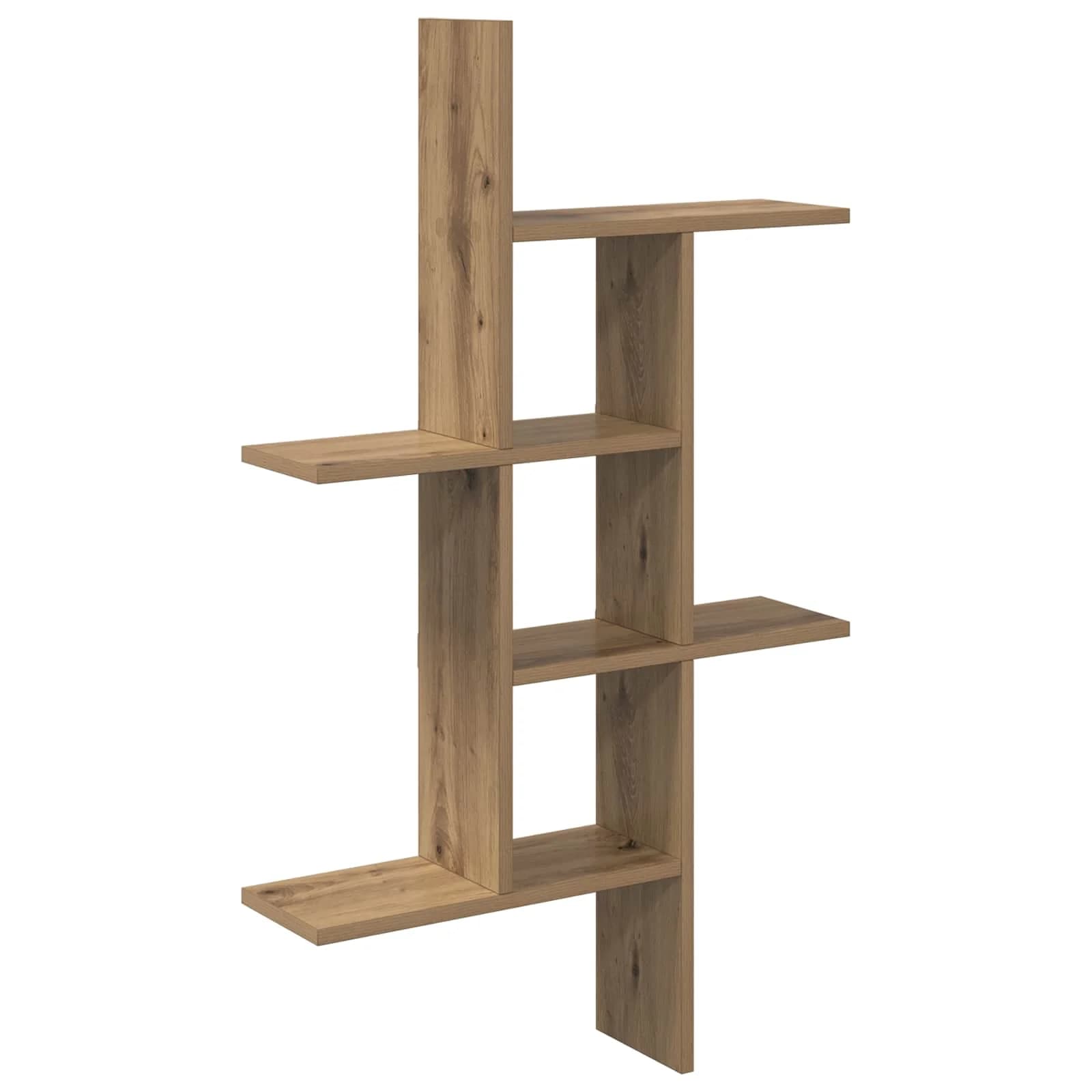Stenska polica Artisan hrast 61 x 15 x 102 cm Inženirski les - slika 2