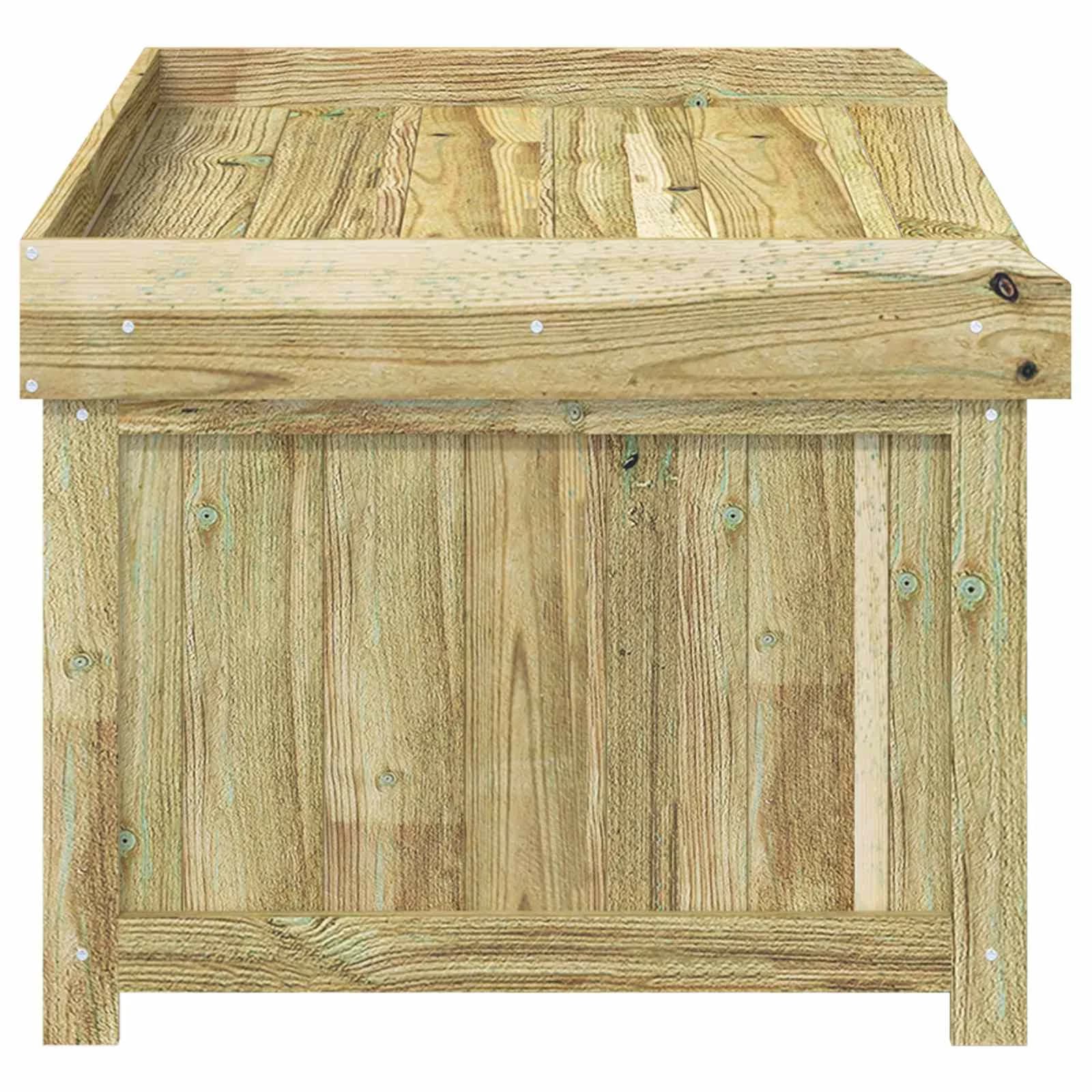Zunanja blazina v škatli Impregnirana borovina 104 x 60 x 47 cm - slika 4