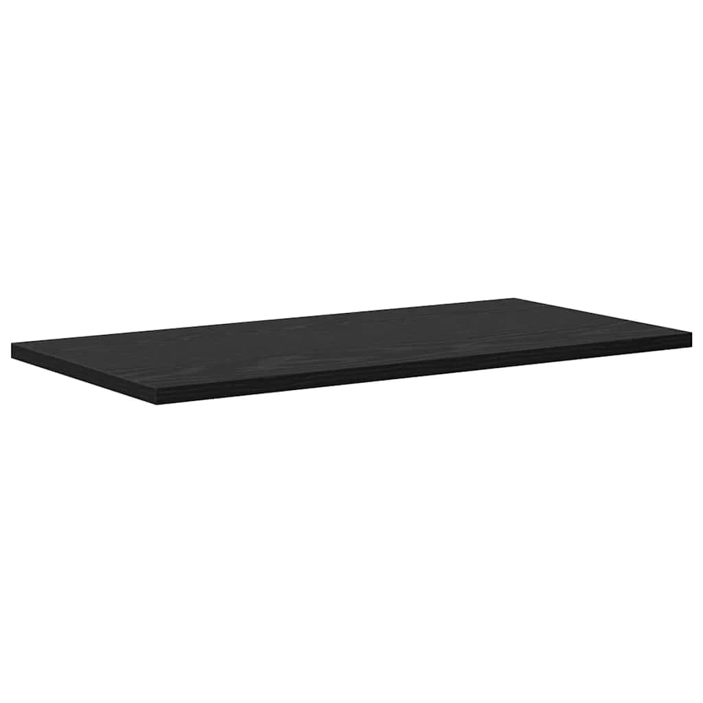Polica za knjige 3 nivojev 4 kos 60 x 30 x 1,5 cm Črna - slika 5