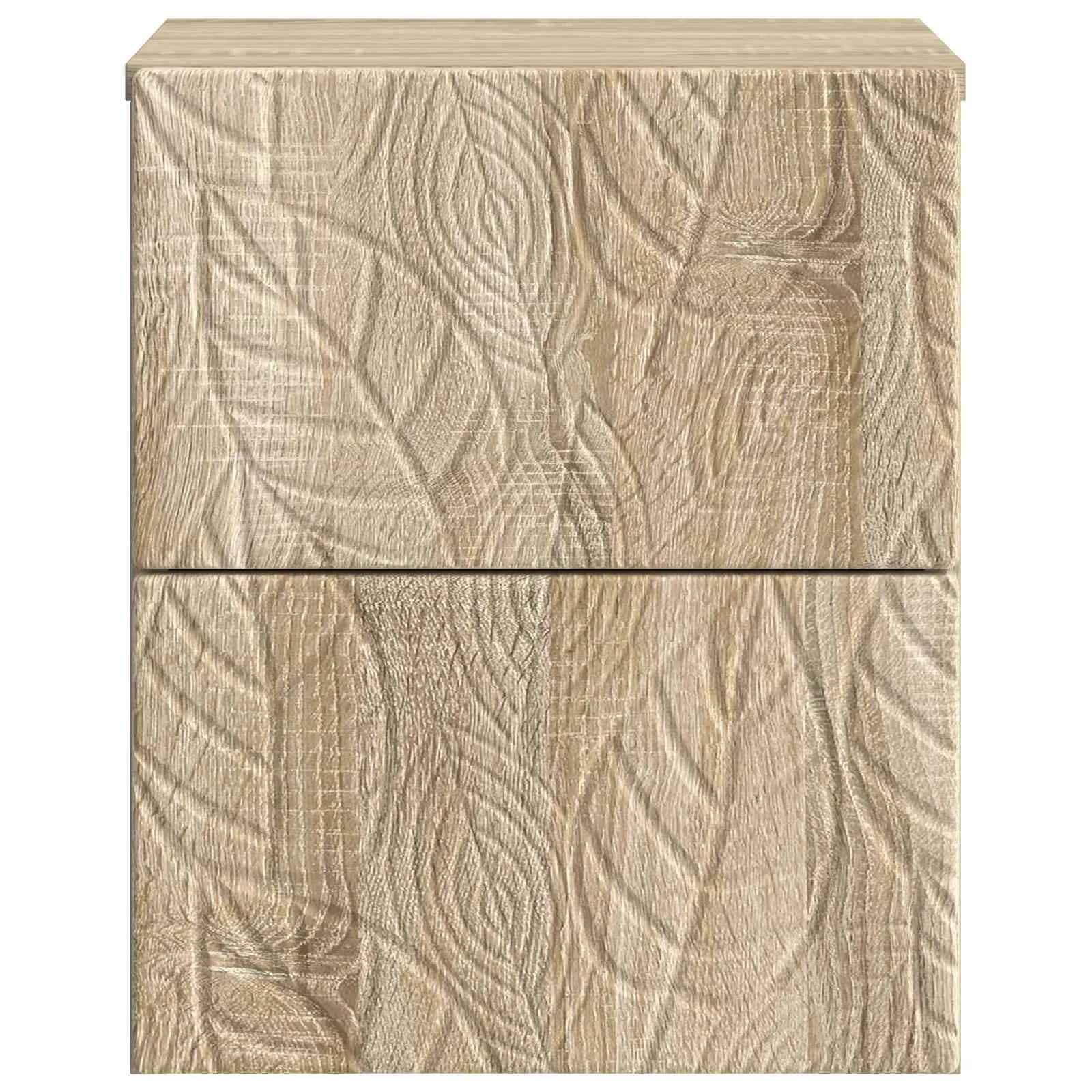 Stenski nočni omarici Sonoma hrast 34,5 x 33 x 40 cm - slika 4