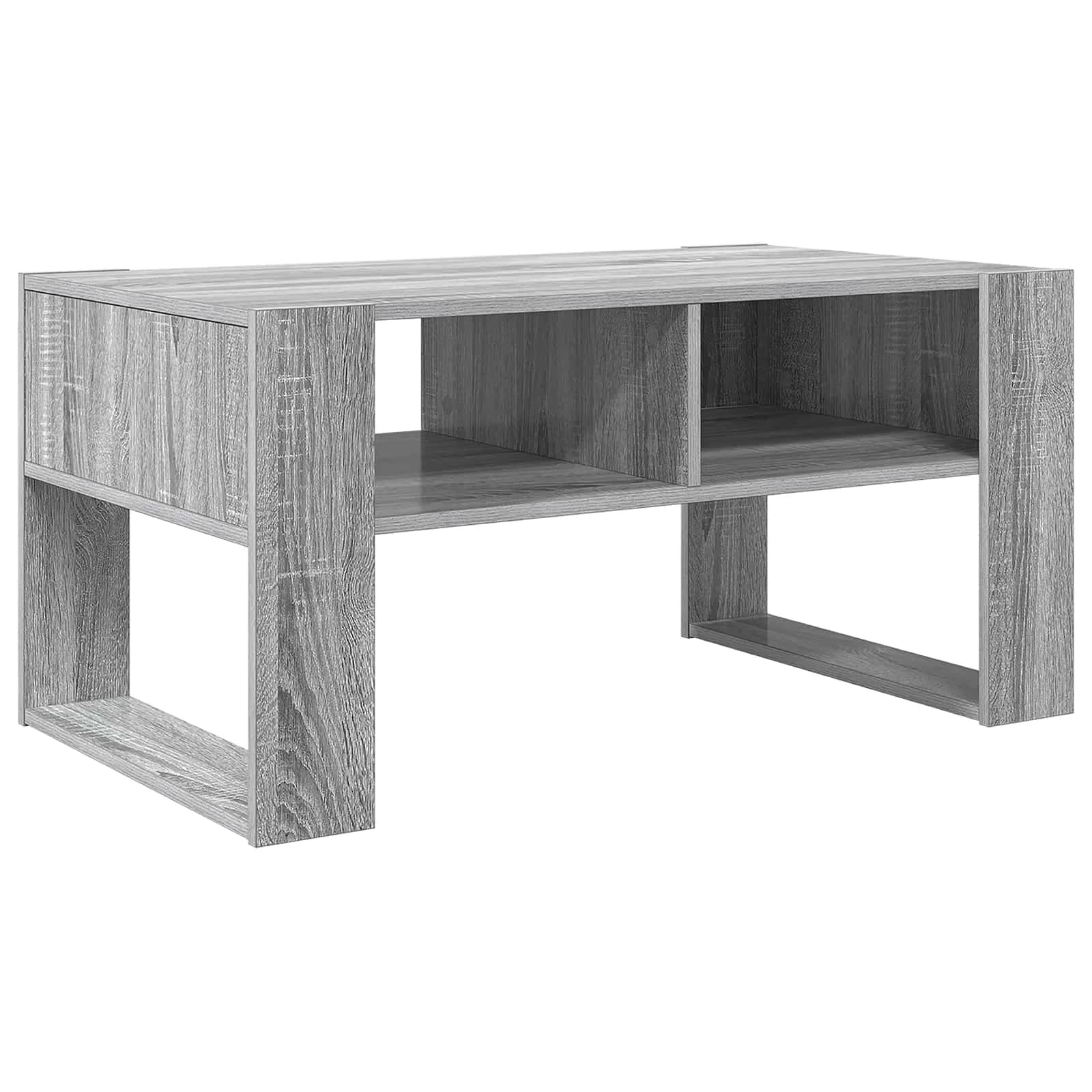 Klubska miza Siva Sonoma 92 x 53 x 45 cm Inženirski les - slika 2