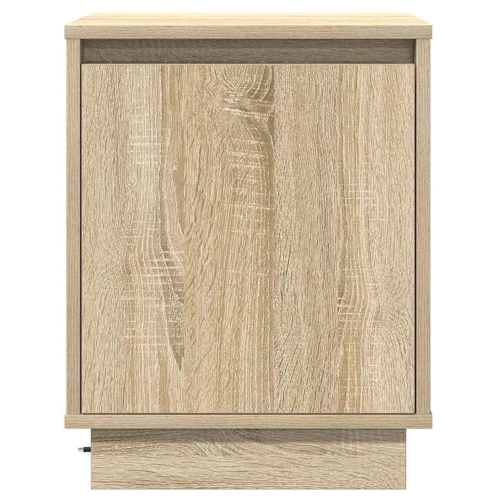 Nočna omarica 2 kos Sonoma hrast 39 x 34,5 x 50 cm - slika 8