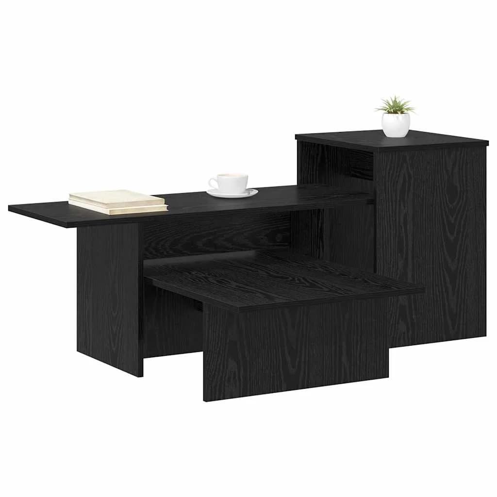 Konzolna miza Črna Orehovina 91,5 x 35 x 38,5 cm Inženirski les - slika 3