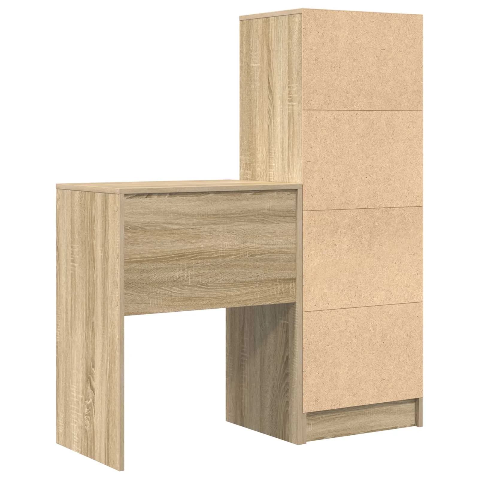Miza Sonoma hrast 105,5 x 34 x 127 cm 2 kos - slika 9