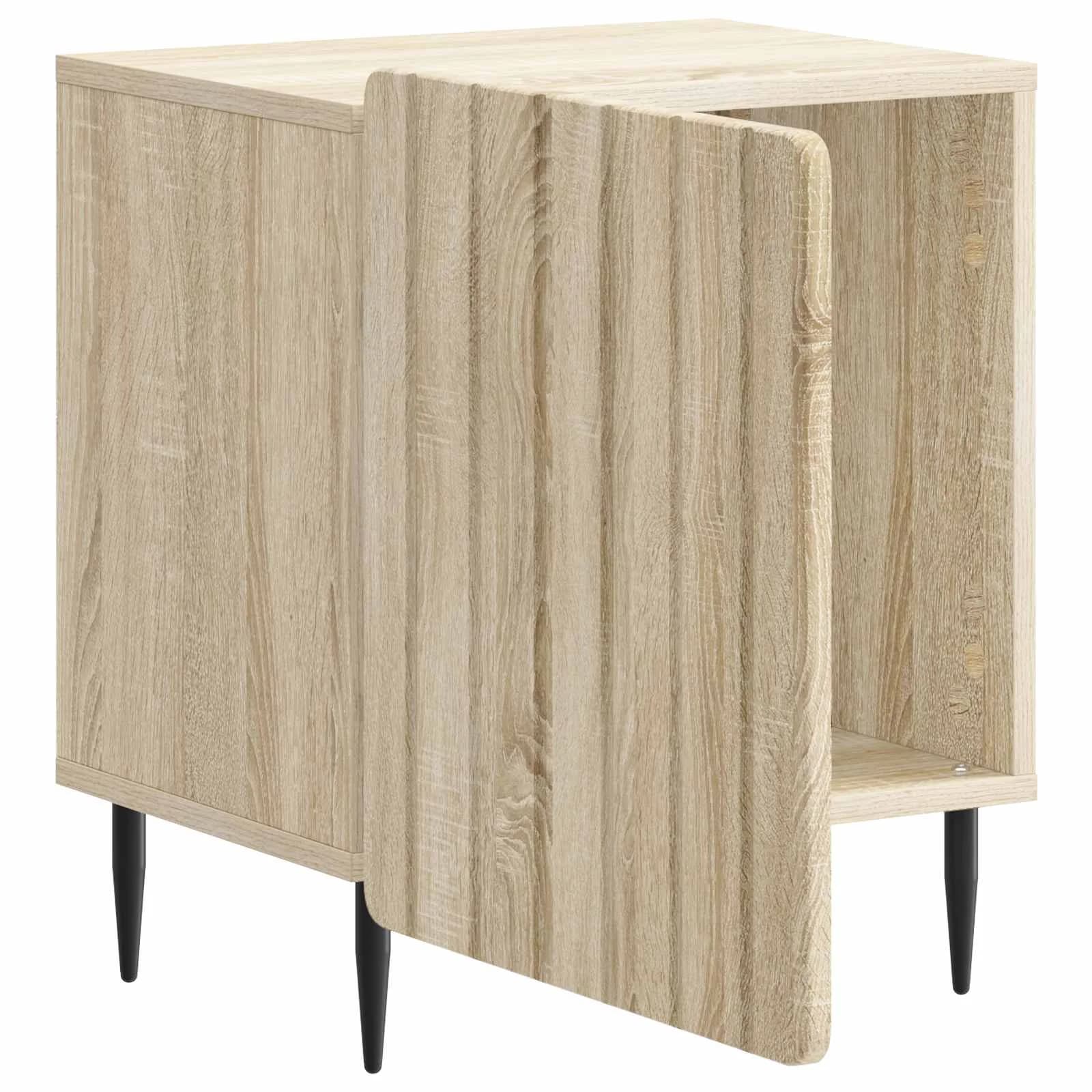 Nočna omarica 2 kos Sonoma hrast 43 x 34,5 x 52 cm - slika 6
