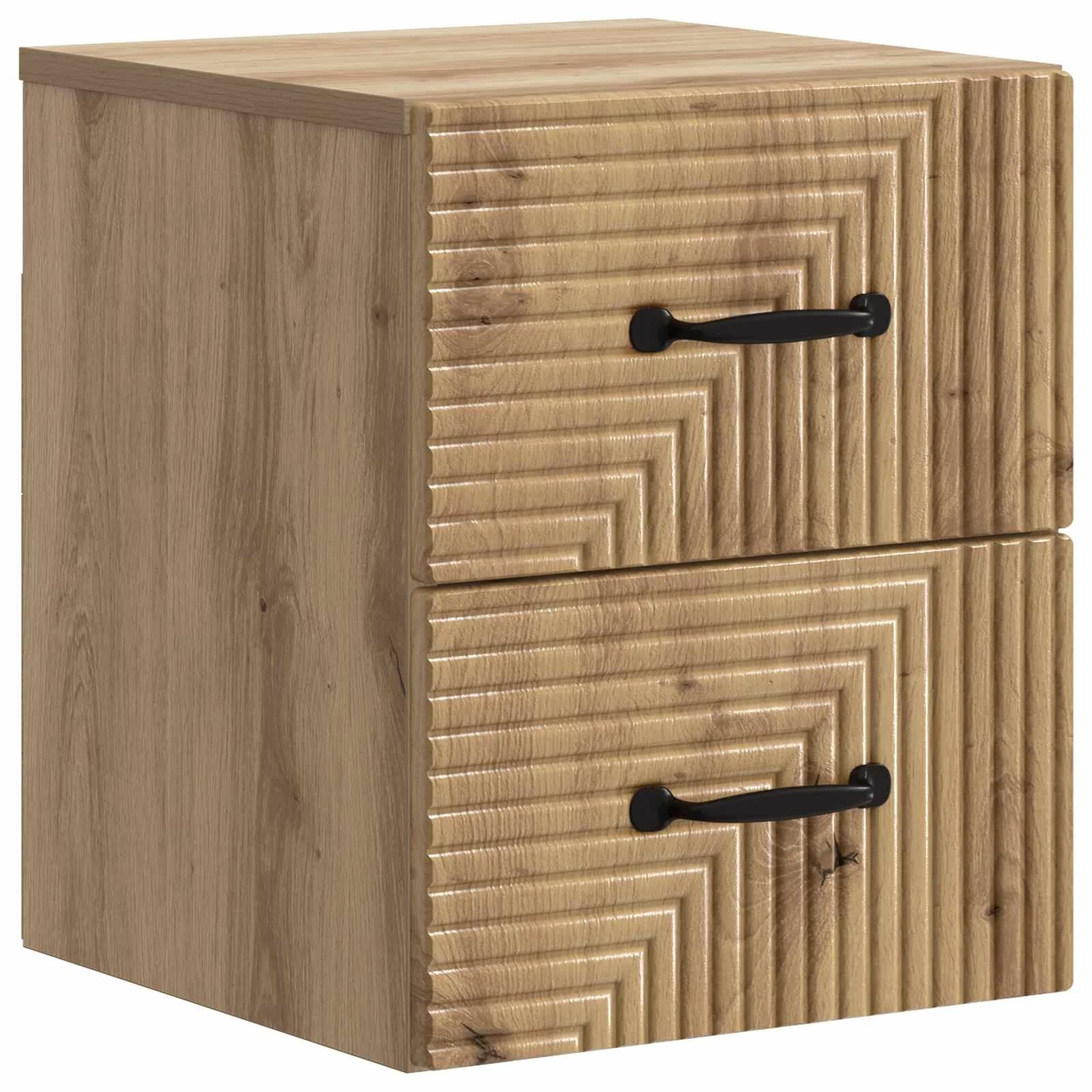 Stenski nočni omarici Artisan hrast 34,5 x 33 x 40 cm - slika 2