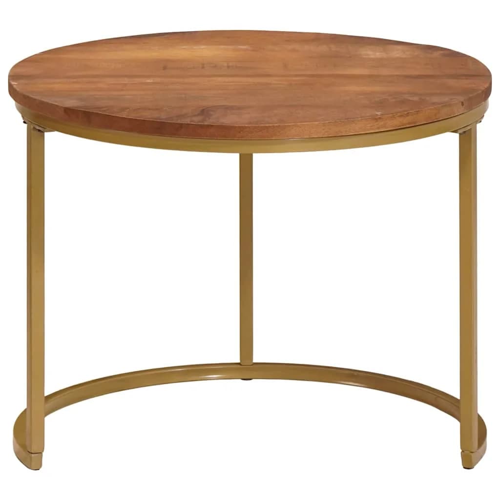 Mize za kavo z gnezdenjem 3 kos Medeno rjava 54 x 54 x 40 cm - slika 5
