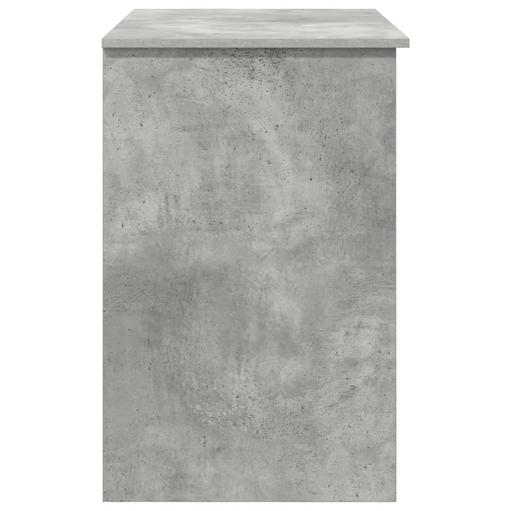 Miza Betonsko siva Inženirski les 90 x 49 x 75 cm - slika 7