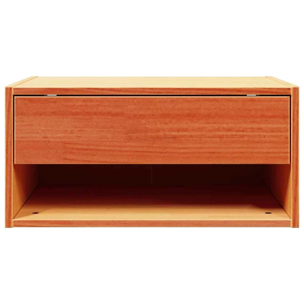 Nočna omarica 2 kos Voskast rjav 50 x 32,5 x 24 cm - slika 7