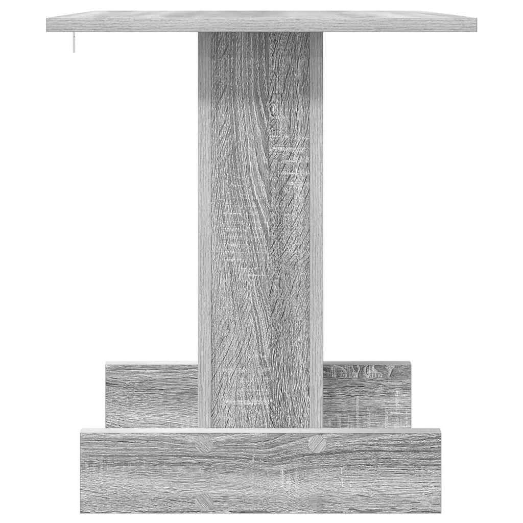 Stranska miza Siva Sonoma 44,5 x 45 x 55 cm Inženirski les - slika 6