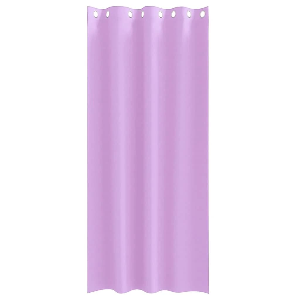 Zavese za zatemnitev z obroči 2 kos Vijolična 225 x 140 cm - slika 4