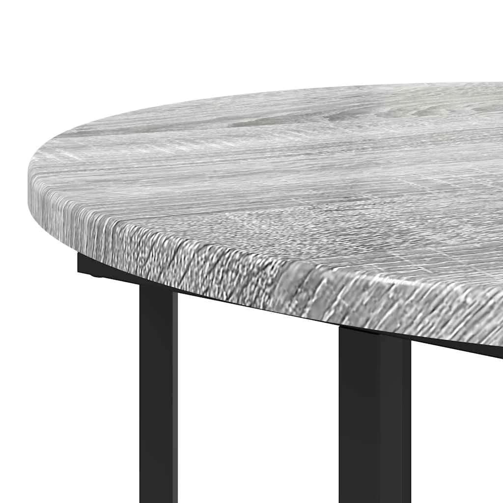 Komplet stranskih mizic 2 kos Siva 50 x 50 x 50,5 cm - slika 7