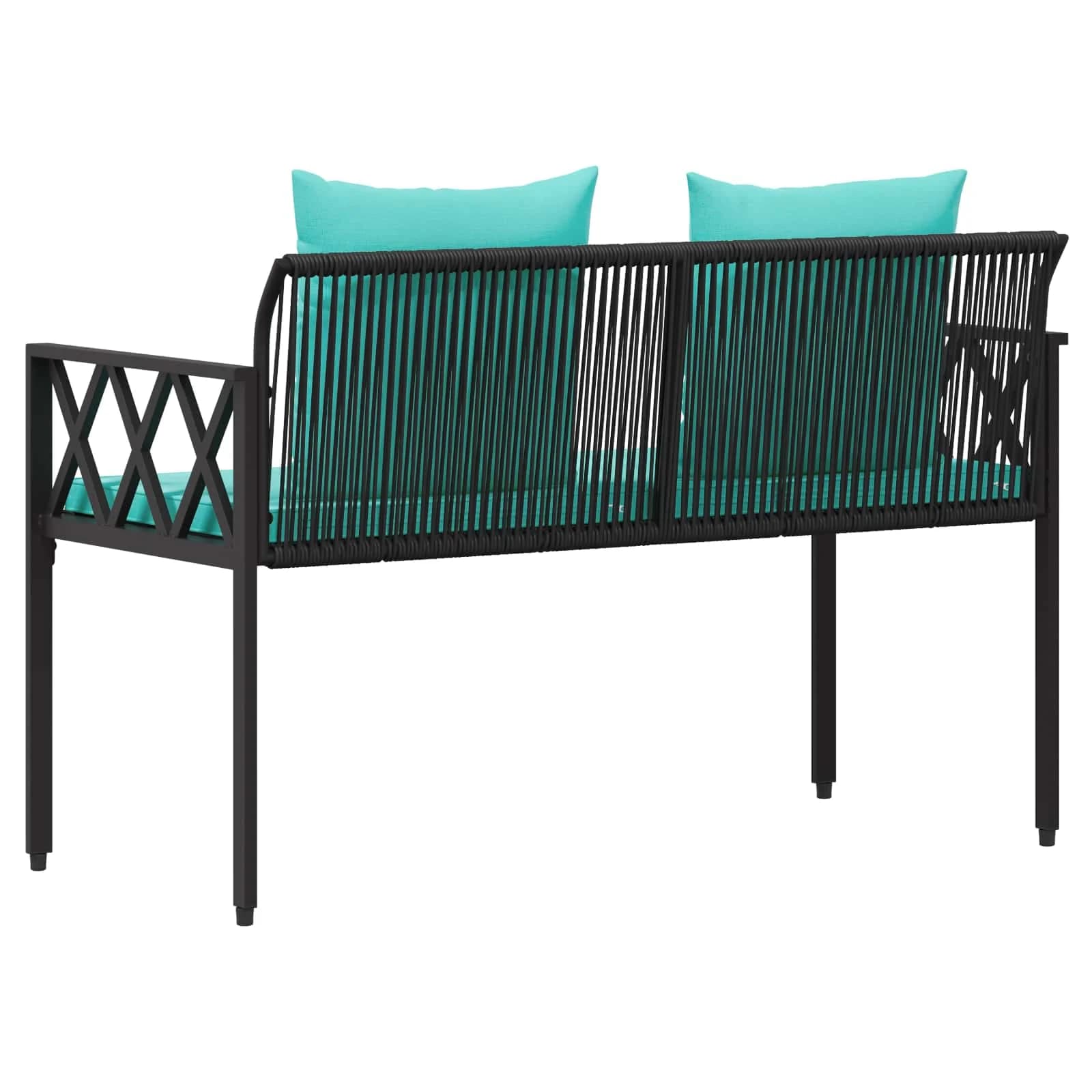 Zunanje klopi 2 -Seater 116 x 56 x 75 cm poli ratan - slika 7