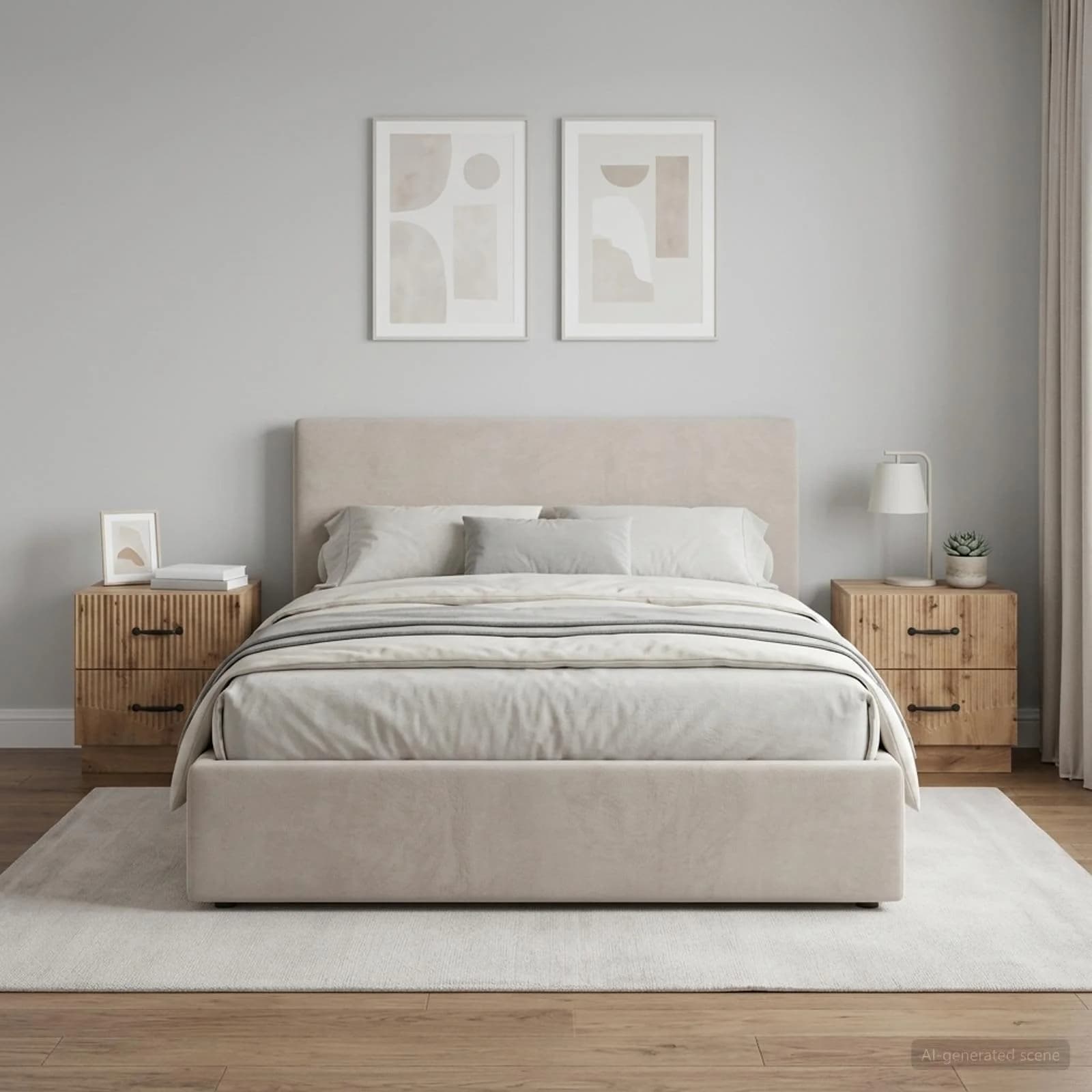 Nočna omarica 2 kos Artisan hrast 43 x 34,5 x 44,5 cm