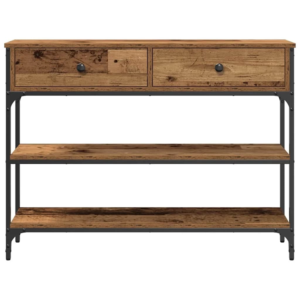 Konzolna miza Star les 100 x 25 x 75 cm Inženirski les - slika 6