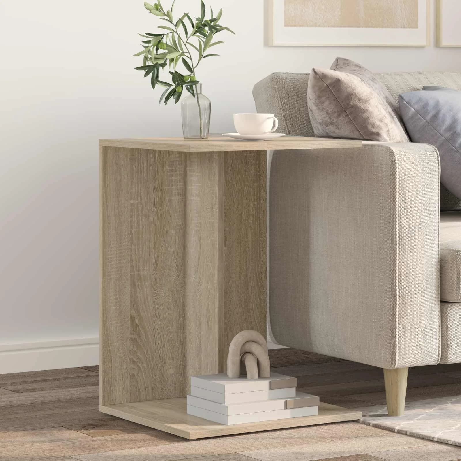 Stranska miza Sonoma hrast 45 x 40 x 62,5 cm Inženirski les