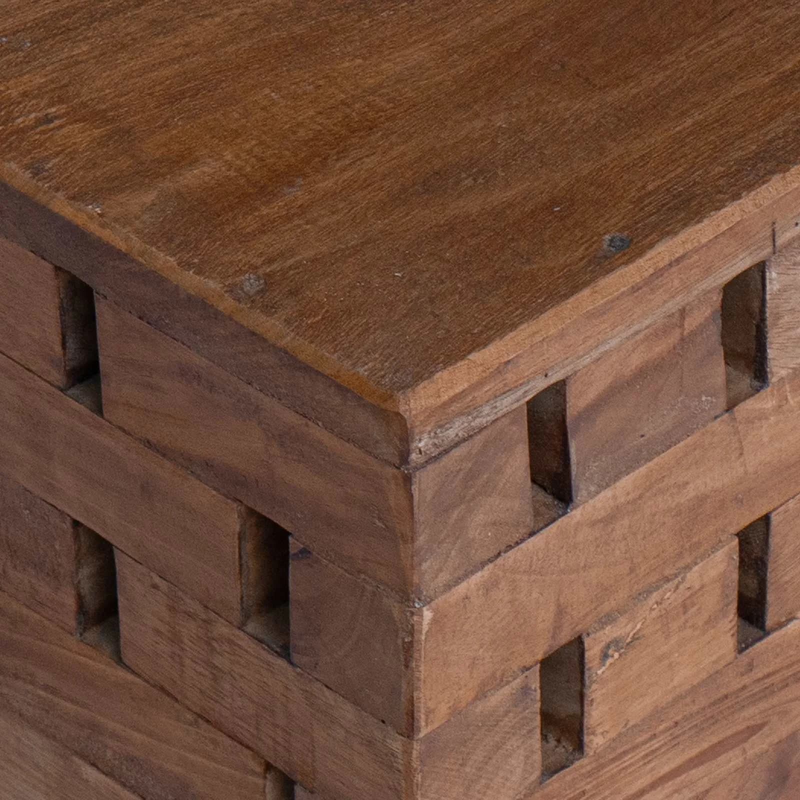 Stolica Naravna 29 x 29 x 48 cm Trden predelan les - slika 9