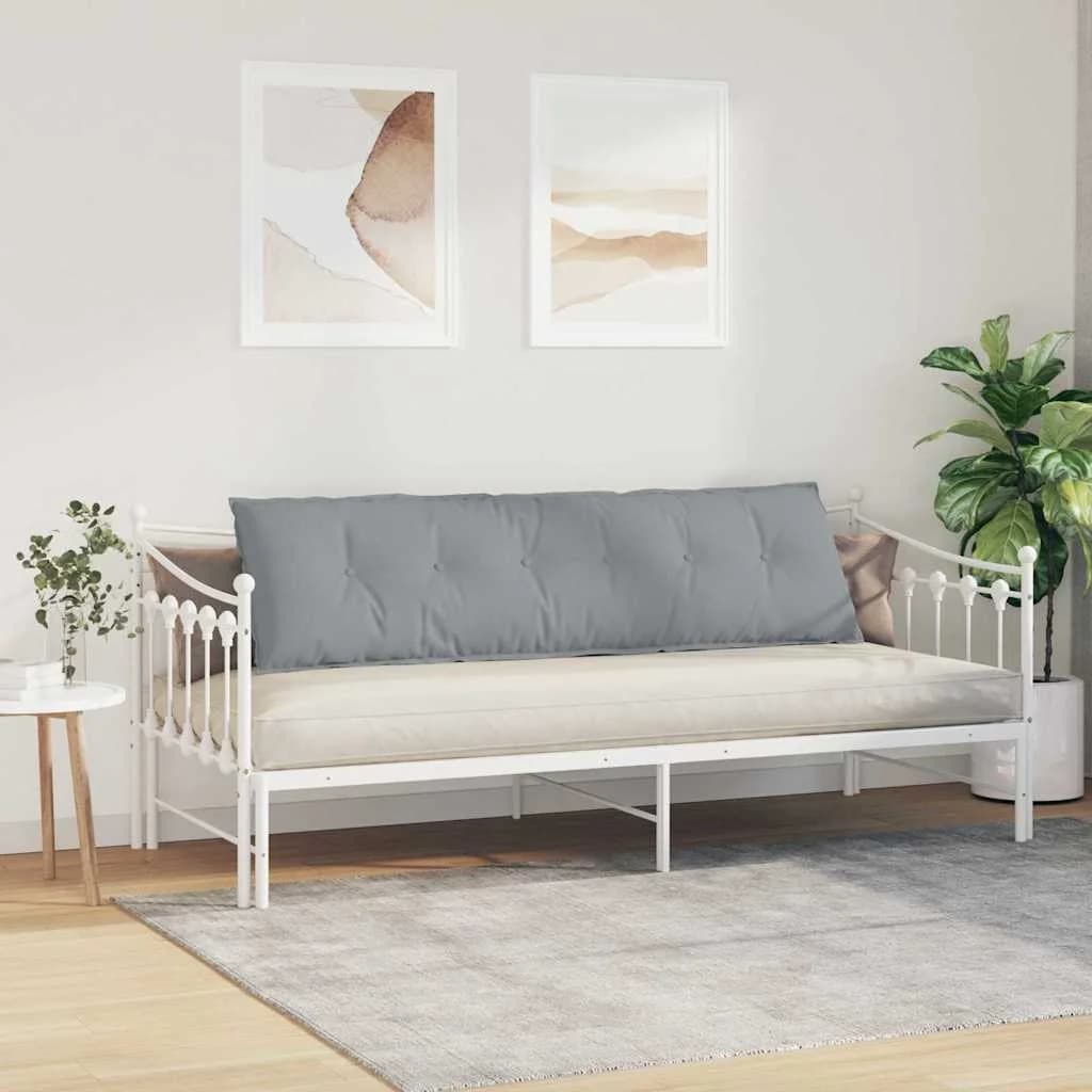 Poglavni vzglavnik Svetlo siva 180 x 19 x 50 cm blago - slika 4