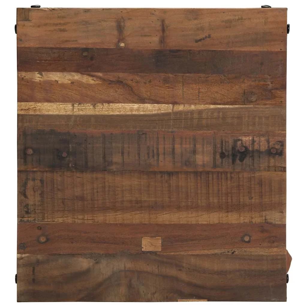 Klubska miza Rjava 60 x 55 x 40 cm Trdna obnovljena les - slika 5