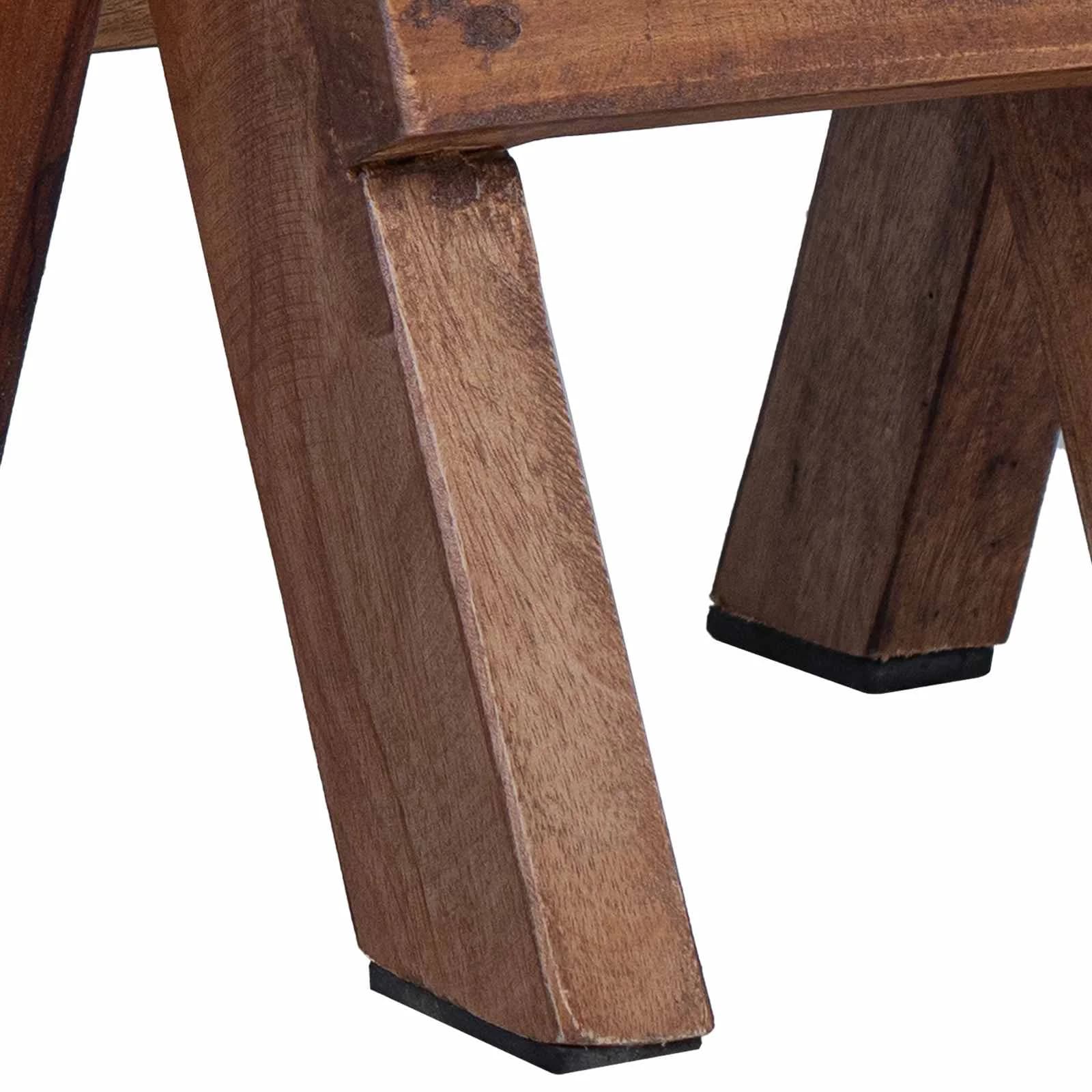 Stolica Naravna 30 x 30 x 48 cm Trden predelan les - slika 9