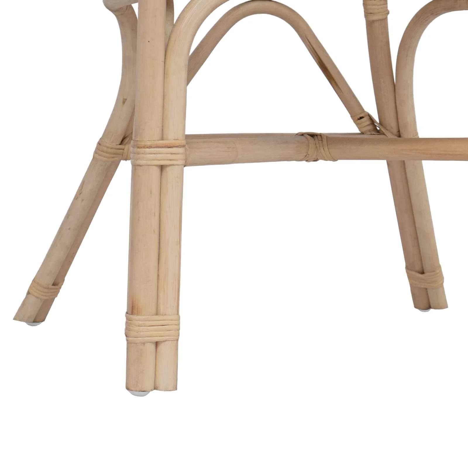 Zložljiva stolica Naravna 58 x 60 x 81 cm Ratan - slika 8