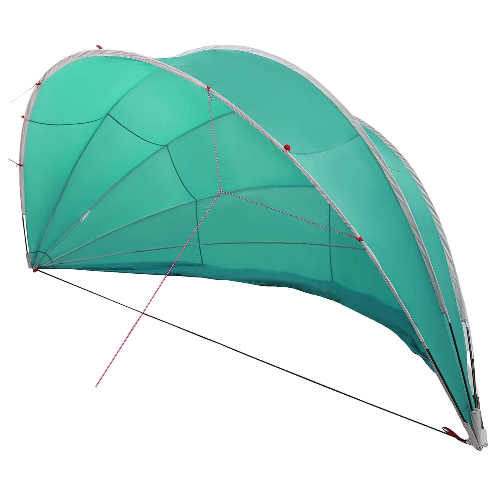 Paviljon za bazen 592 x 590 x 275 cm Morsko zelena - slika 2