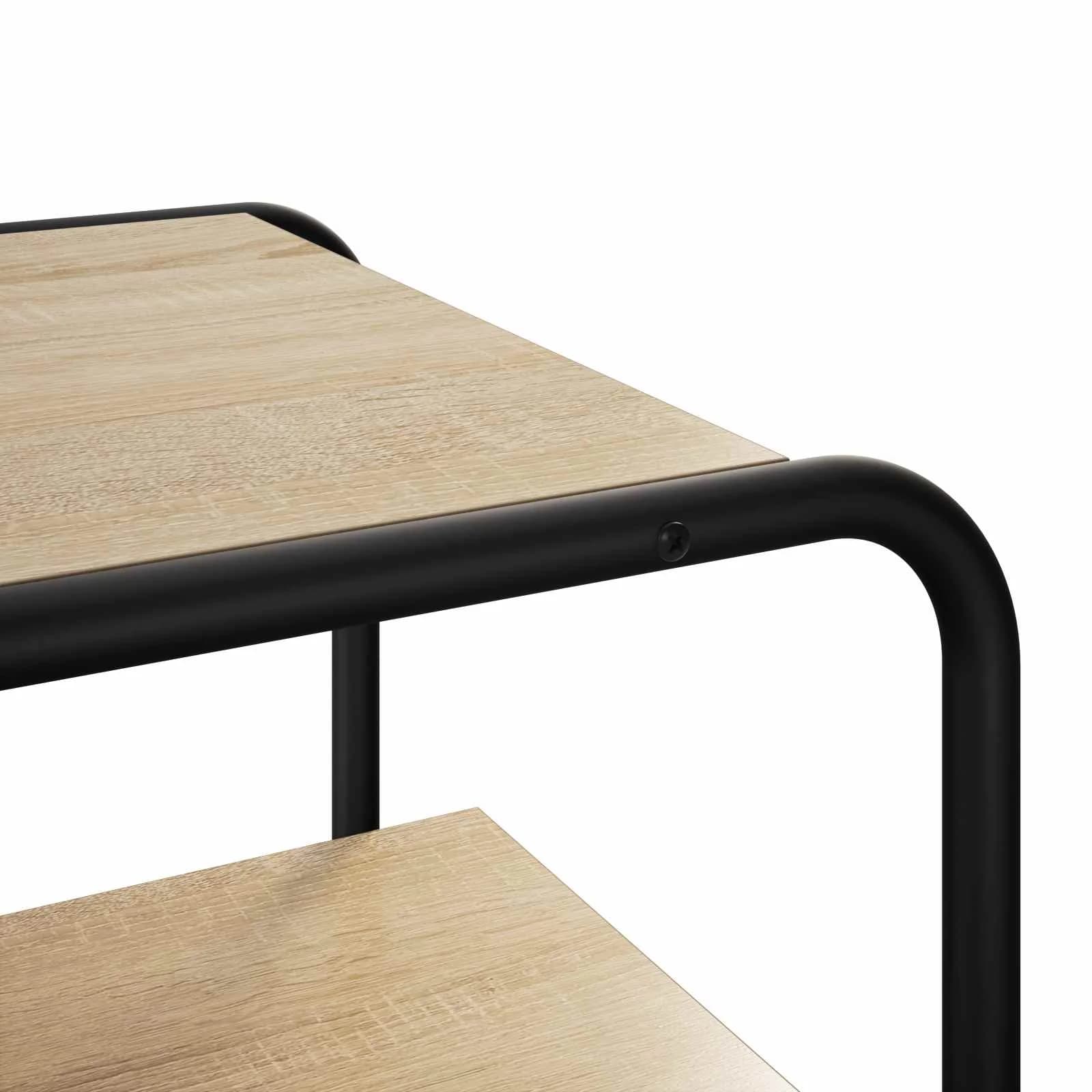 Konzolna miza Sonoma hrast 60 x 41 x 75 cm Inženirski les - slika 6