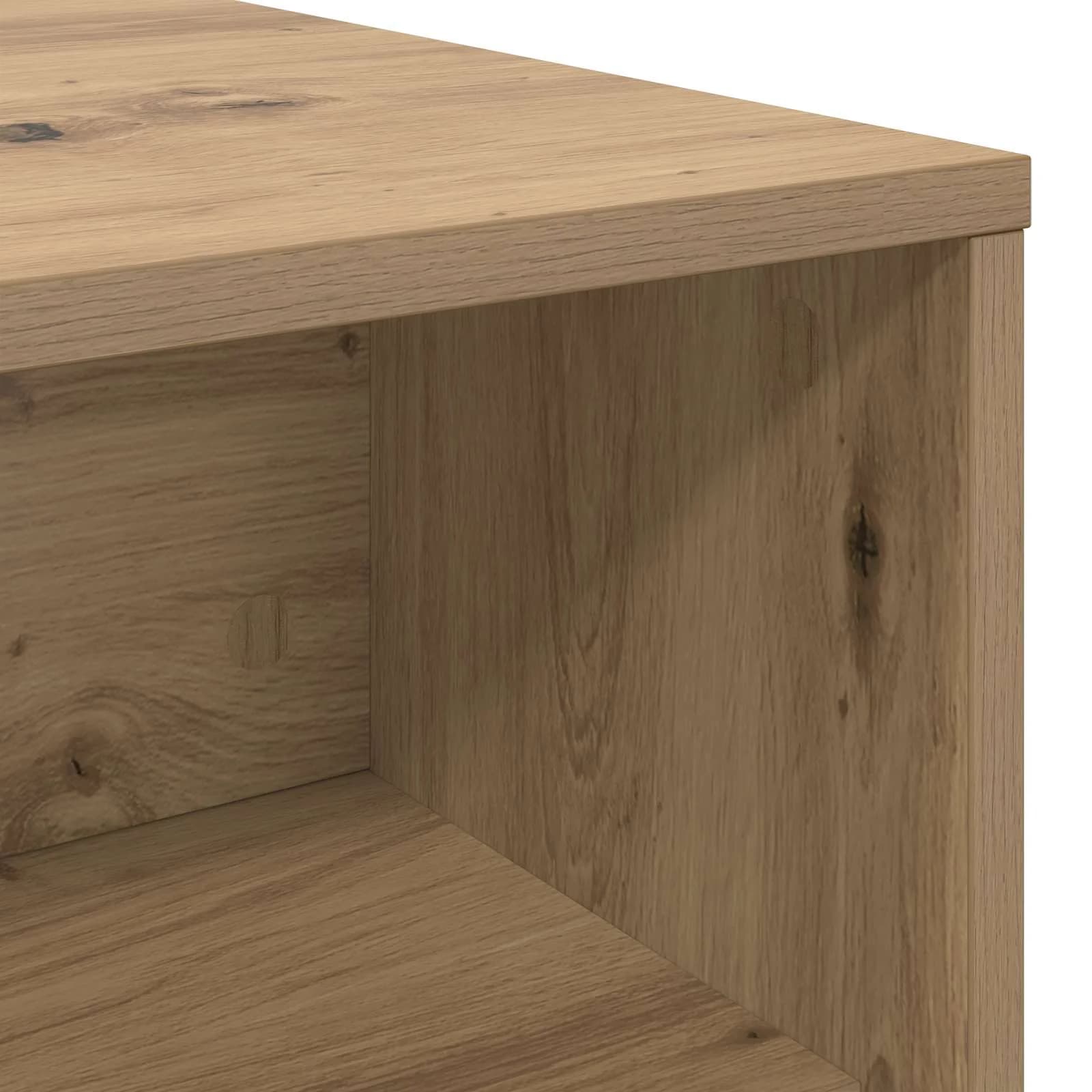 Klubska miza Umetni hrast 100 x 50 x 40 cm Inženirski les - slika 8