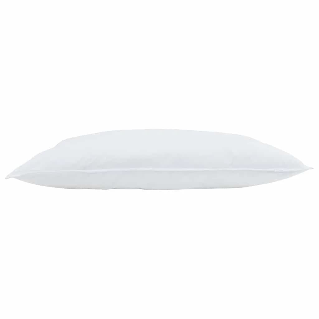Vzglavnik 2 kos 40 x 80 cm Perje Bela - slika 5
