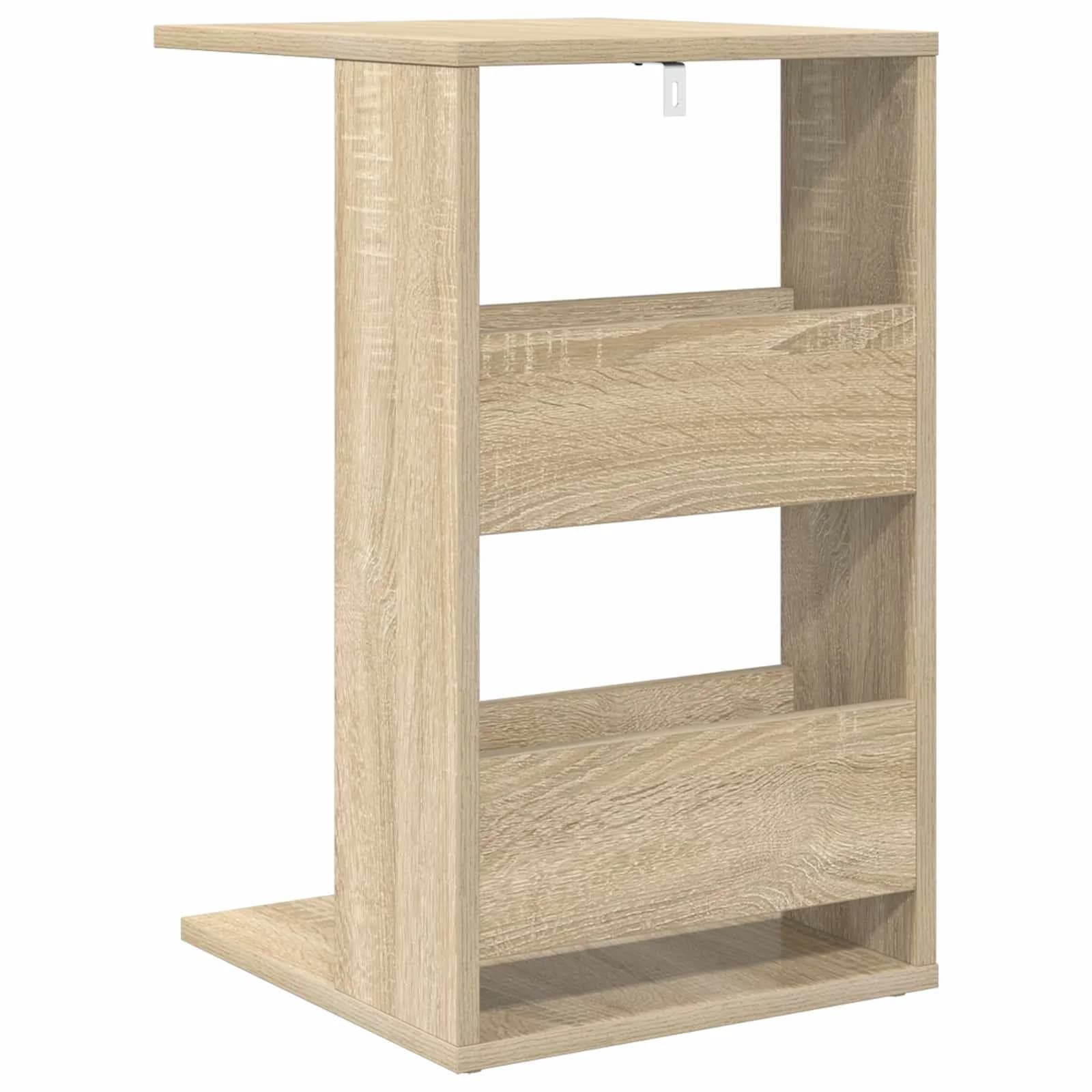 Stranska miza Sonoma hrast 40 x 35 x 60,5 cm Inženirski les - slika 7
