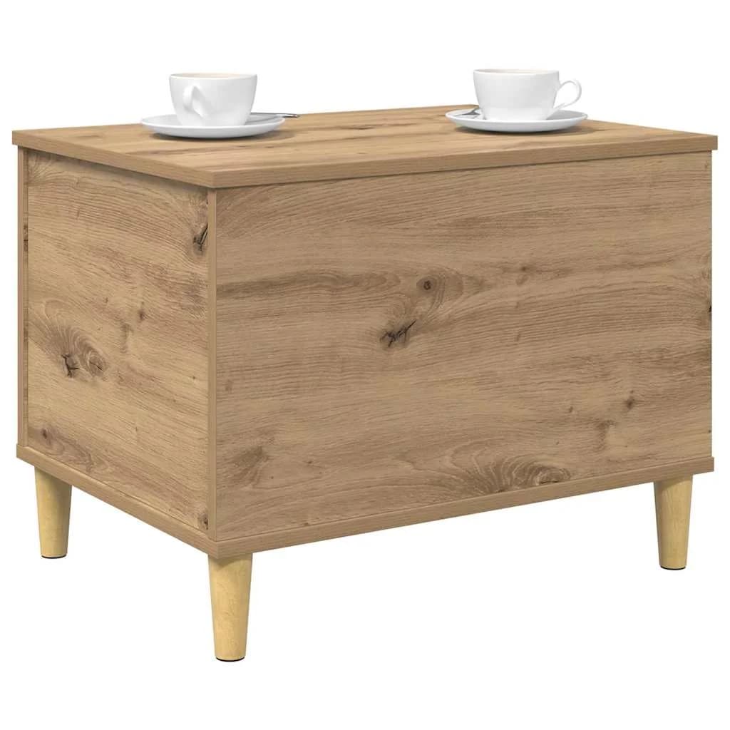 Nočna omarica Umetni hrast 60 x 44,5 x 45 cm Inženirski les - slika 3