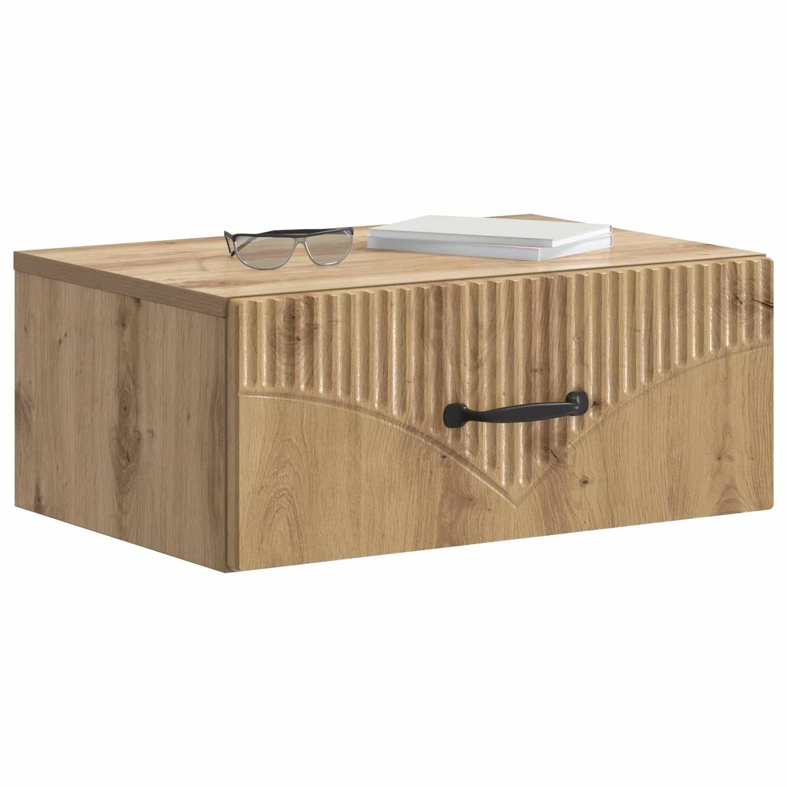 Stenski nočni omarici 2 kos Artisan hrast 49 x 34,5 x 20 cm - slika 3