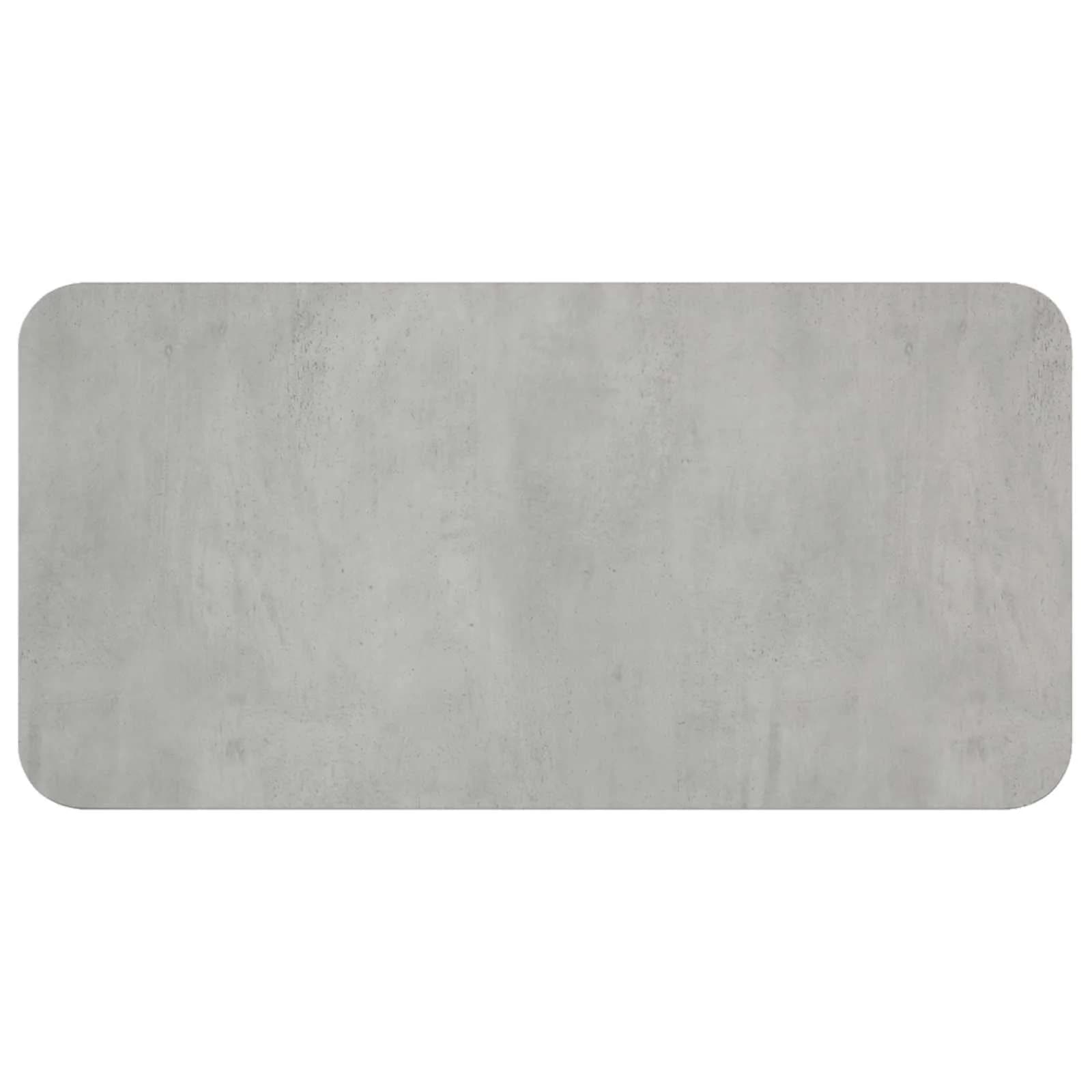 Klubska miza Betonsko siva 100 x 50 x 45 cm Inženirski les - slika 4