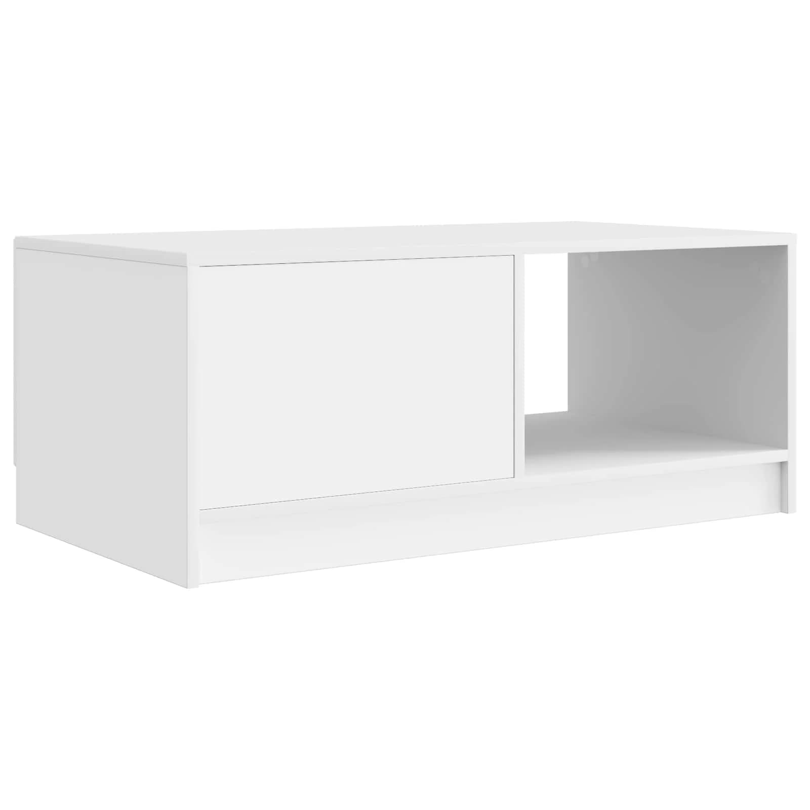 Klubska miza Bela 90 x 50 x 37 cm Inženirski les - slika 7