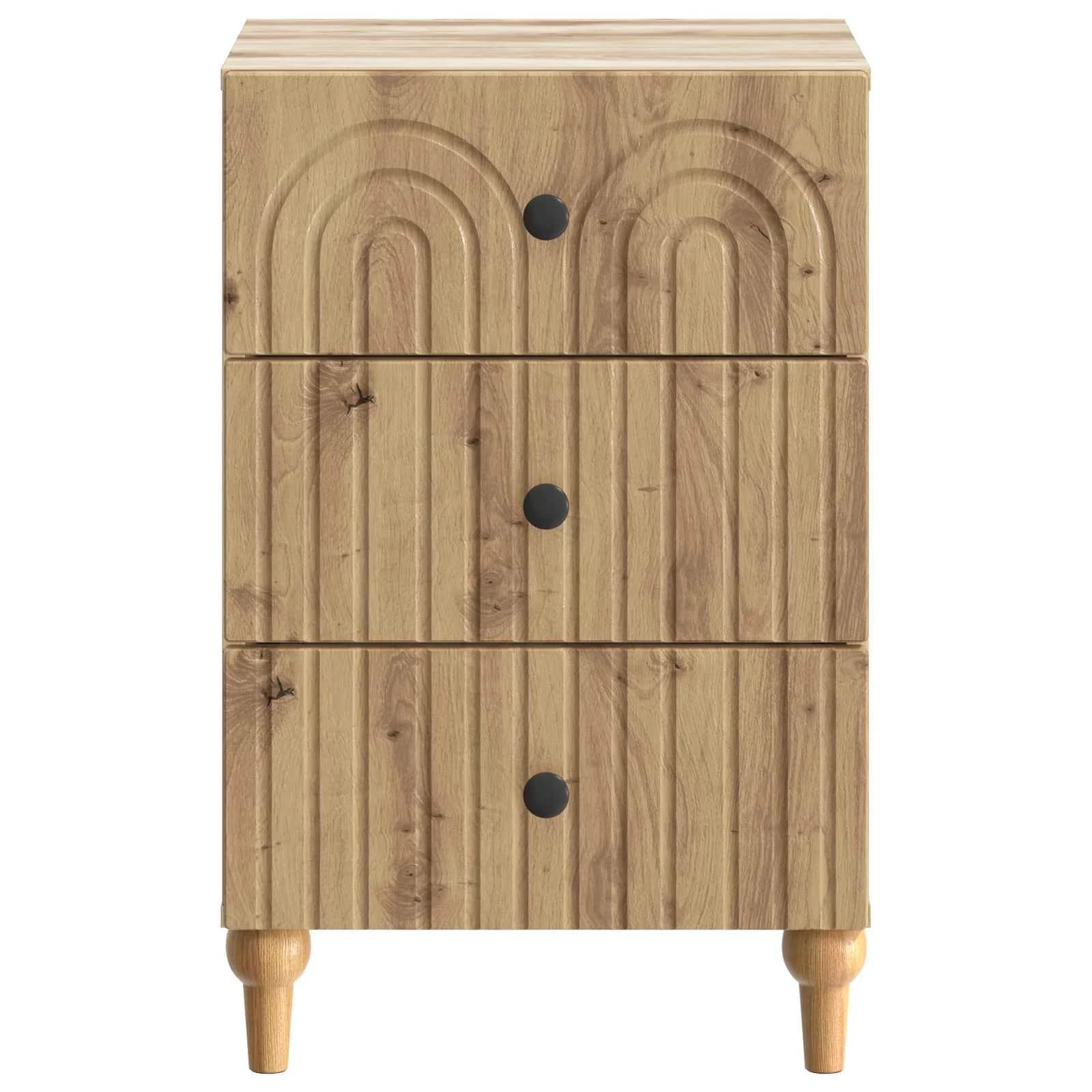 Nočna omarica Artisan hrast 43x 41 x 66,5 cm Inženirski les - slika 5