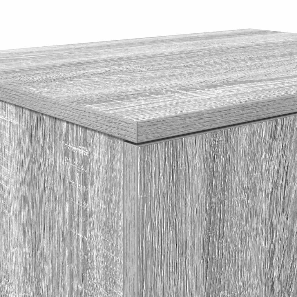 Omarica za shranjevanje 2 kos Siva Sonoma 108 x 41 x 40 cm - slika 10