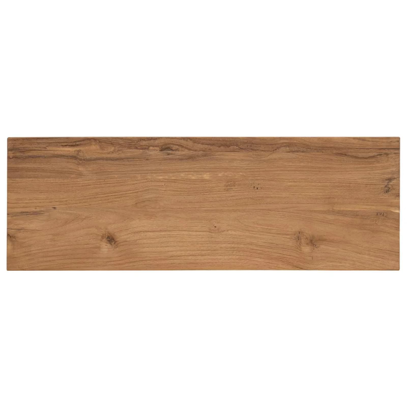 Konzolna miza Naravna 90 x 30 x 80 cm Trden tikov les - slika 5
