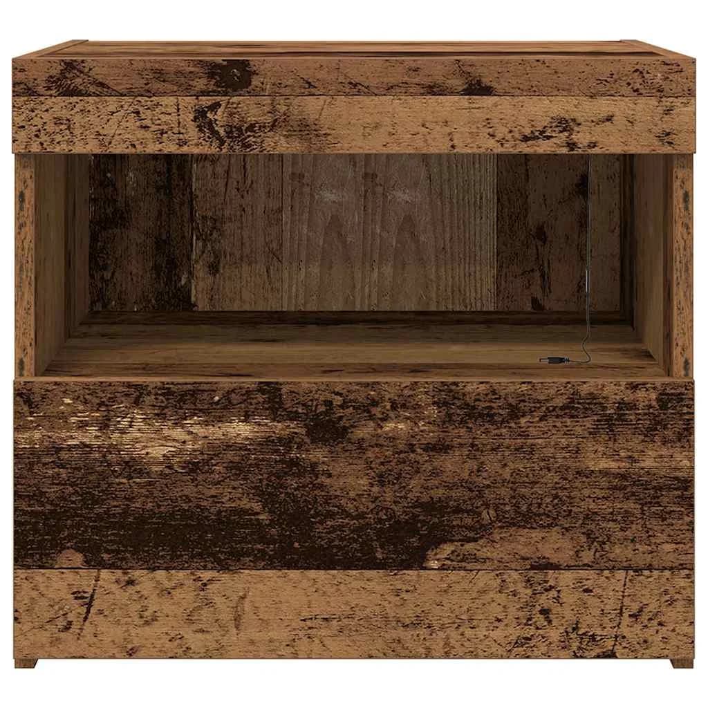 Nočna omarica 2 kos Star les 50 x 40 x 45 cm Inženirski les - slika 8