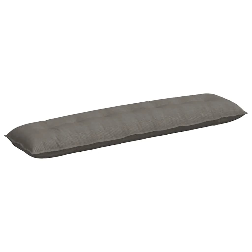 Poglavni vzglavnik Svetlo siva 200 x 50 cm Žametna tkanina - slika 2