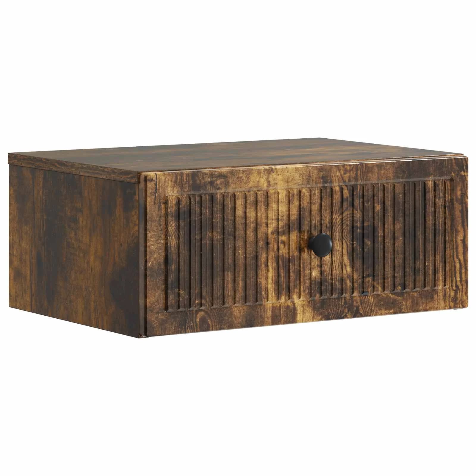 Nočna omarica Dimljen hrast 49 x 34,5 x 20 cm Inženirski les - slika 2