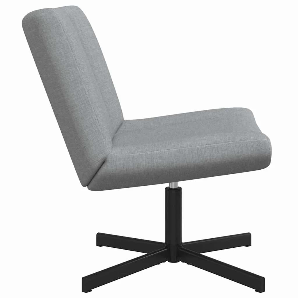 Vrtljiv stol Svetlo siva 63 x 75 x 76 cm blago - slika 5